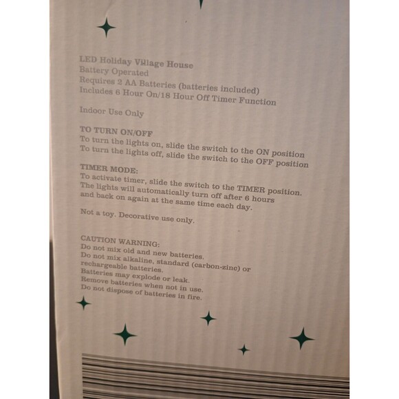 Merry Moments Aldi 2024 Store LED Light Up Holiday Christmas Village House NIB - Picture 4 of 9